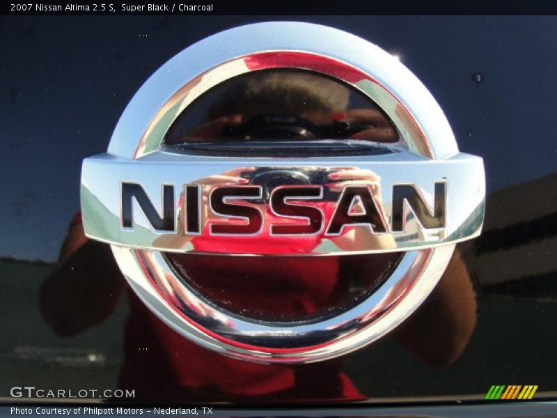 Super Black / Charcoal 2007 Nissan Altima 2.5 S