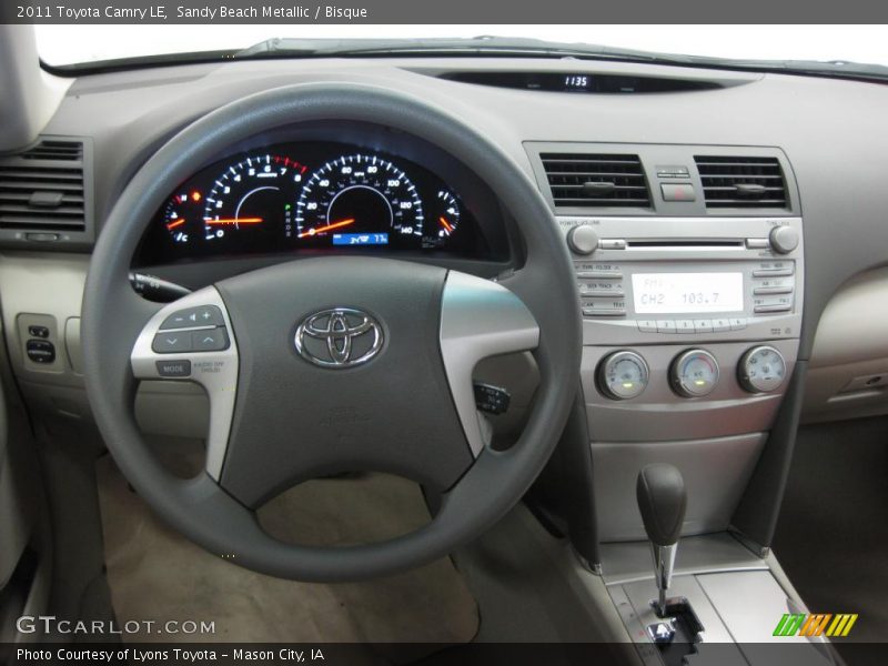 Sandy Beach Metallic / Bisque 2011 Toyota Camry LE
