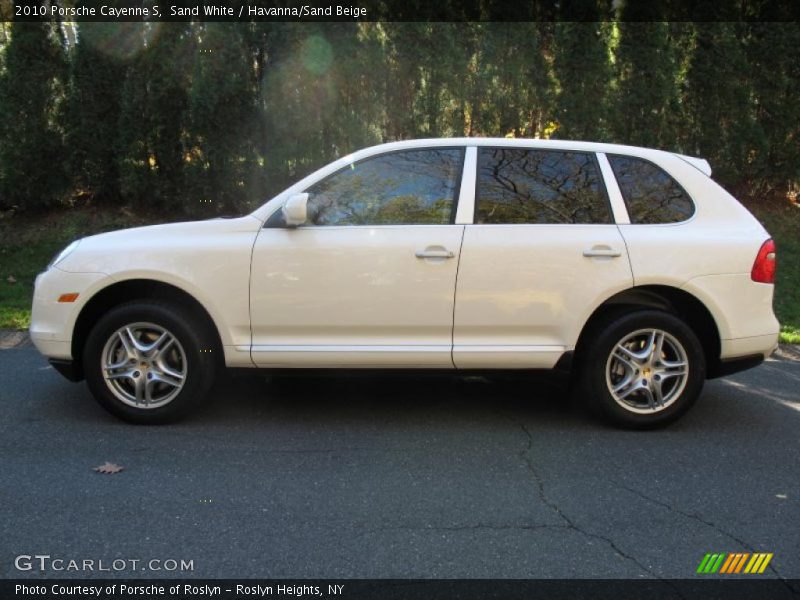 Sand White / Havanna/Sand Beige 2010 Porsche Cayenne S