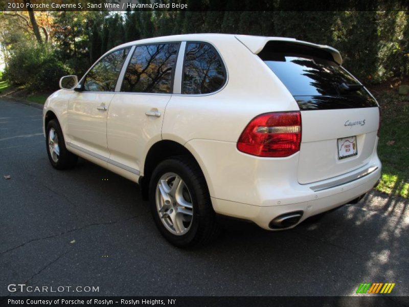 Sand White / Havanna/Sand Beige 2010 Porsche Cayenne S