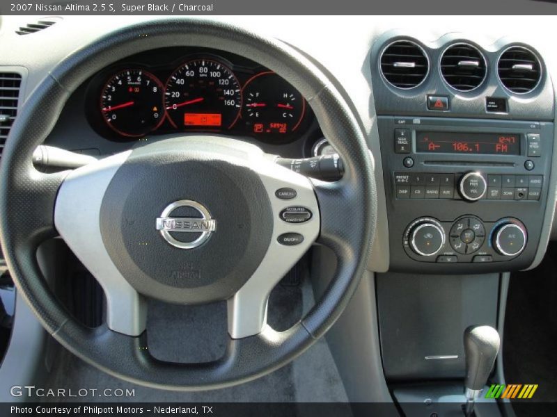Super Black / Charcoal 2007 Nissan Altima 2.5 S