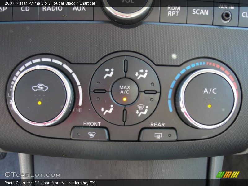 Super Black / Charcoal 2007 Nissan Altima 2.5 S