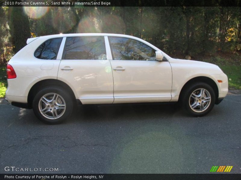 Sand White / Havanna/Sand Beige 2010 Porsche Cayenne S