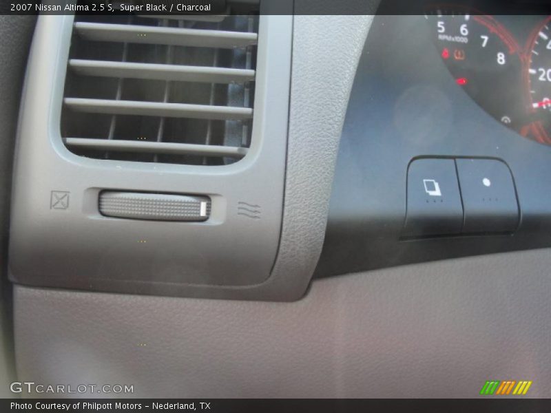 Super Black / Charcoal 2007 Nissan Altima 2.5 S