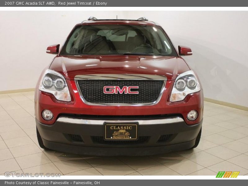 Red Jewel Tintcoat / Ebony 2007 GMC Acadia SLT AWD