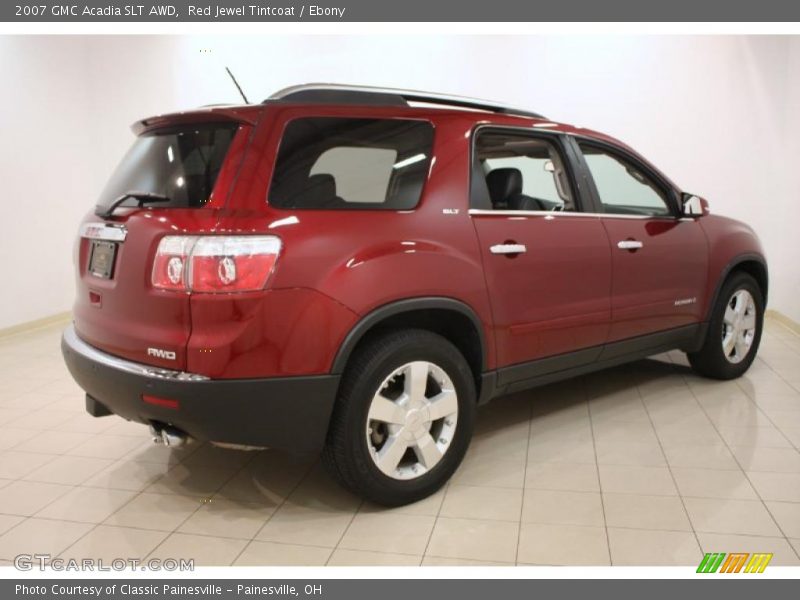 Red Jewel Tintcoat / Ebony 2007 GMC Acadia SLT AWD