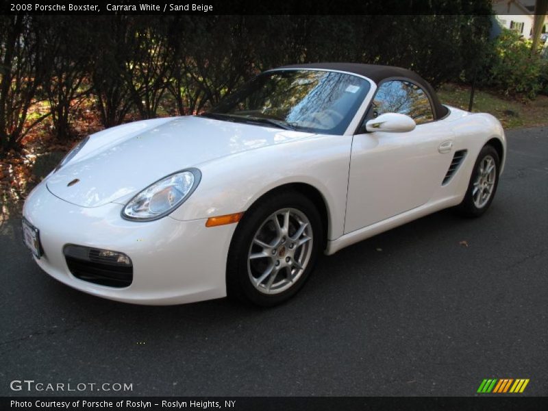 Carrara White / Sand Beige 2008 Porsche Boxster