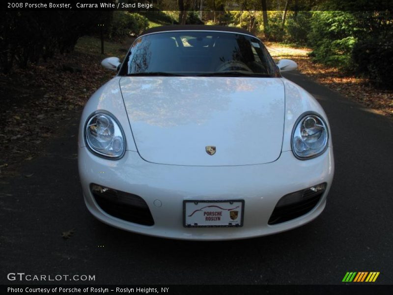 Carrara White / Sand Beige 2008 Porsche Boxster