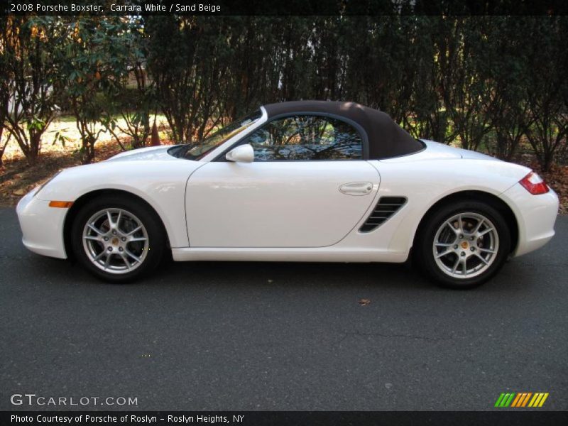 Carrara White / Sand Beige 2008 Porsche Boxster