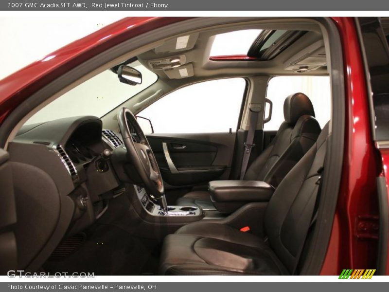 Red Jewel Tintcoat / Ebony 2007 GMC Acadia SLT AWD