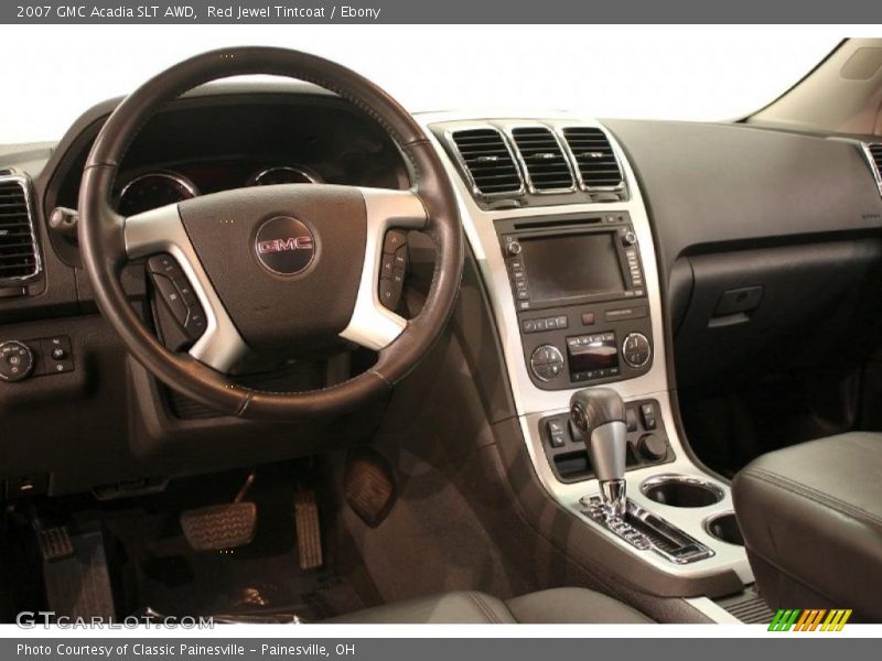 Red Jewel Tintcoat / Ebony 2007 GMC Acadia SLT AWD