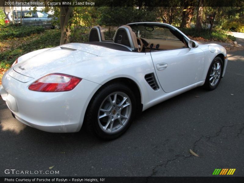 Carrara White / Sand Beige 2008 Porsche Boxster