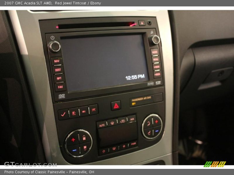 Red Jewel Tintcoat / Ebony 2007 GMC Acadia SLT AWD