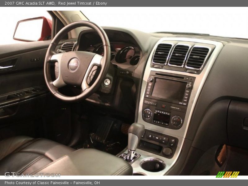 Red Jewel Tintcoat / Ebony 2007 GMC Acadia SLT AWD