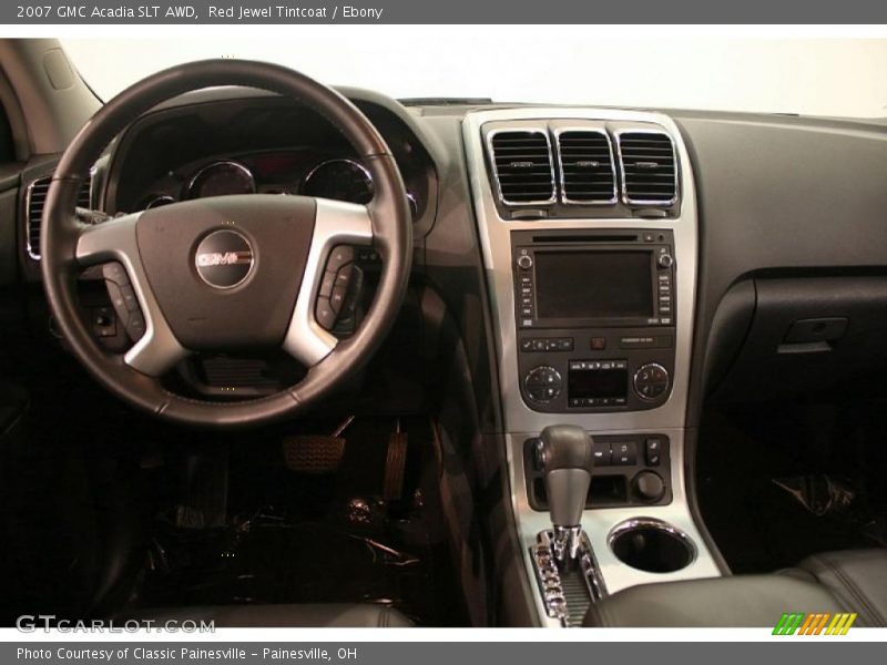 Red Jewel Tintcoat / Ebony 2007 GMC Acadia SLT AWD