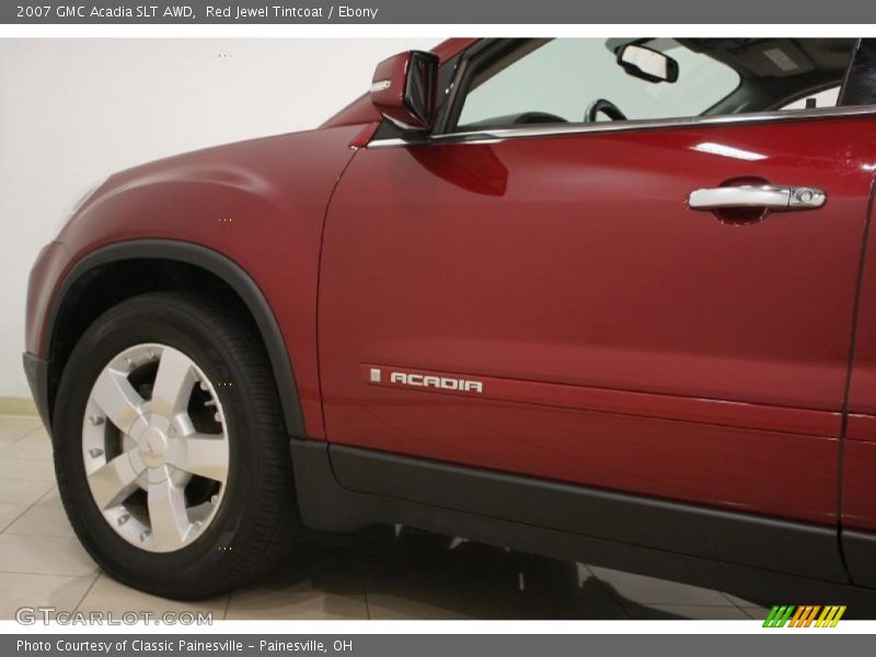 Red Jewel Tintcoat / Ebony 2007 GMC Acadia SLT AWD