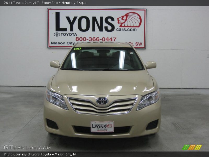 Sandy Beach Metallic / Bisque 2011 Toyota Camry LE