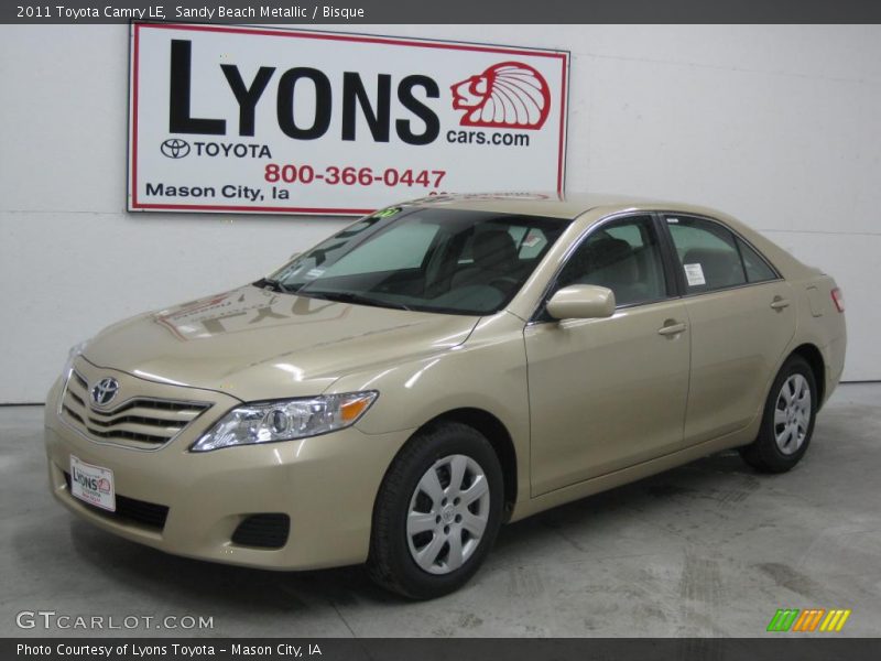 Sandy Beach Metallic / Bisque 2011 Toyota Camry LE