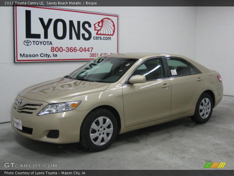 Sandy Beach Metallic / Bisque 2011 Toyota Camry LE