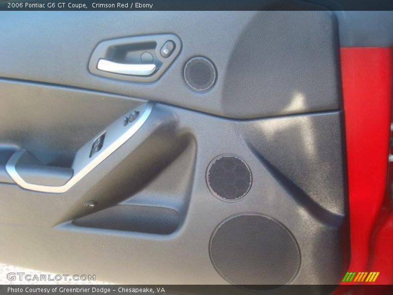 Crimson Red / Ebony 2006 Pontiac G6 GT Coupe