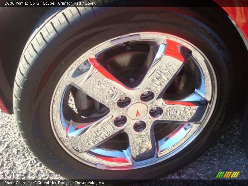 Crimson Red / Ebony 2006 Pontiac G6 GT Coupe