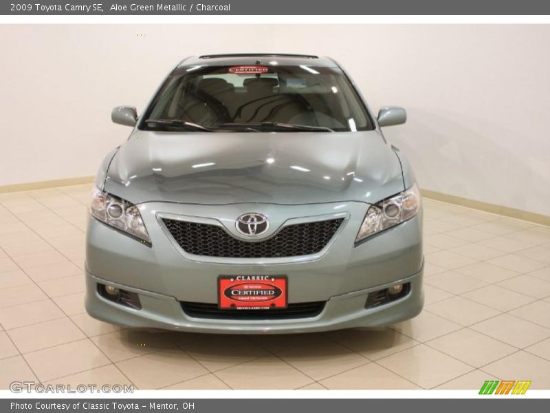Aloe Green Metallic / Charcoal 2009 Toyota Camry SE