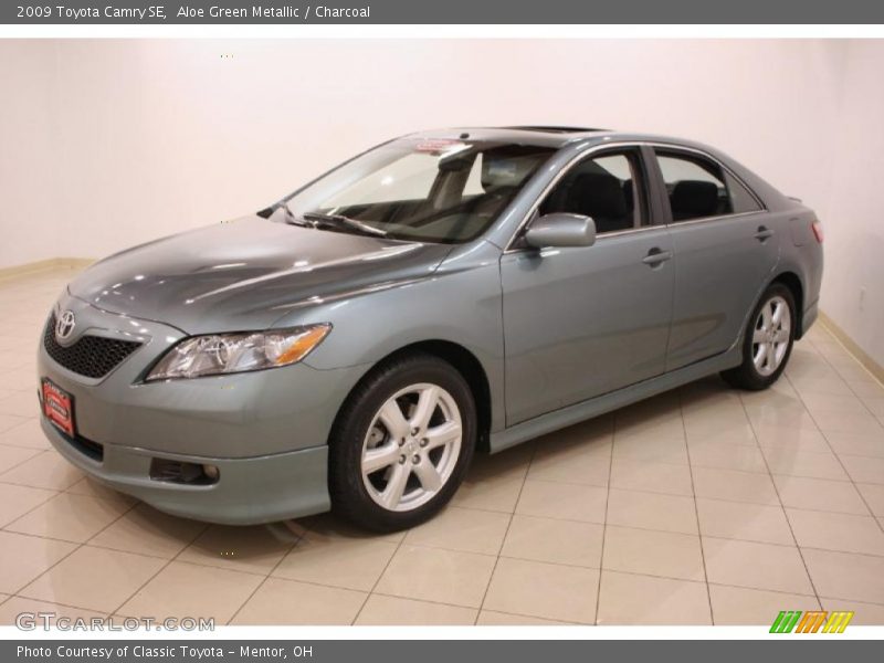 Aloe Green Metallic / Charcoal 2009 Toyota Camry SE