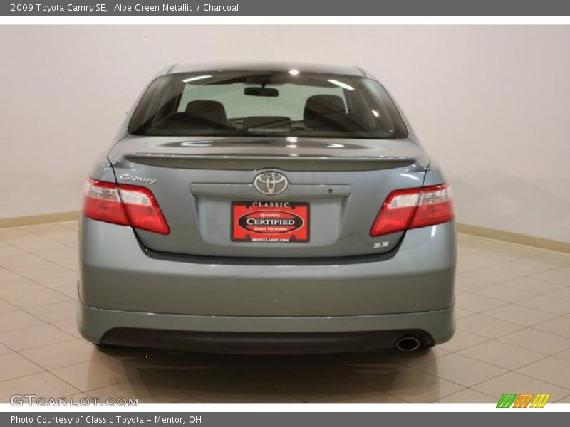 Aloe Green Metallic / Charcoal 2009 Toyota Camry SE
