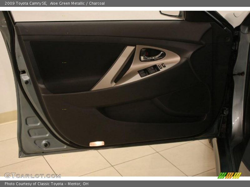 Aloe Green Metallic / Charcoal 2009 Toyota Camry SE