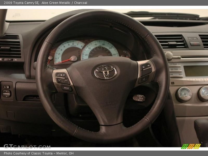 Aloe Green Metallic / Charcoal 2009 Toyota Camry SE