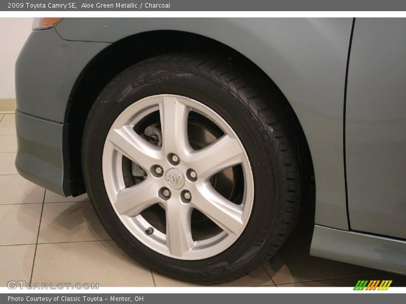 Aloe Green Metallic / Charcoal 2009 Toyota Camry SE