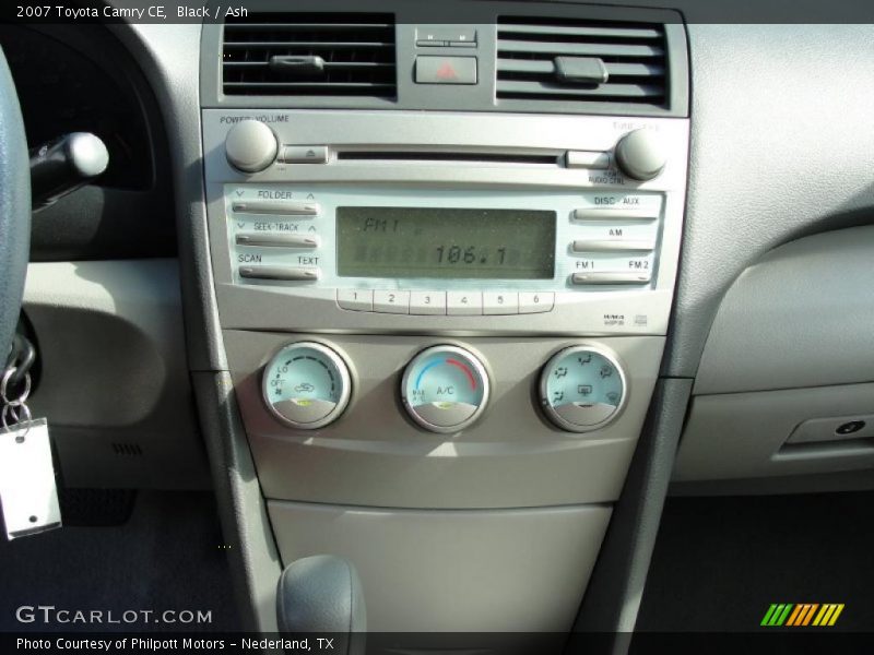 Controls of 2007 Camry CE