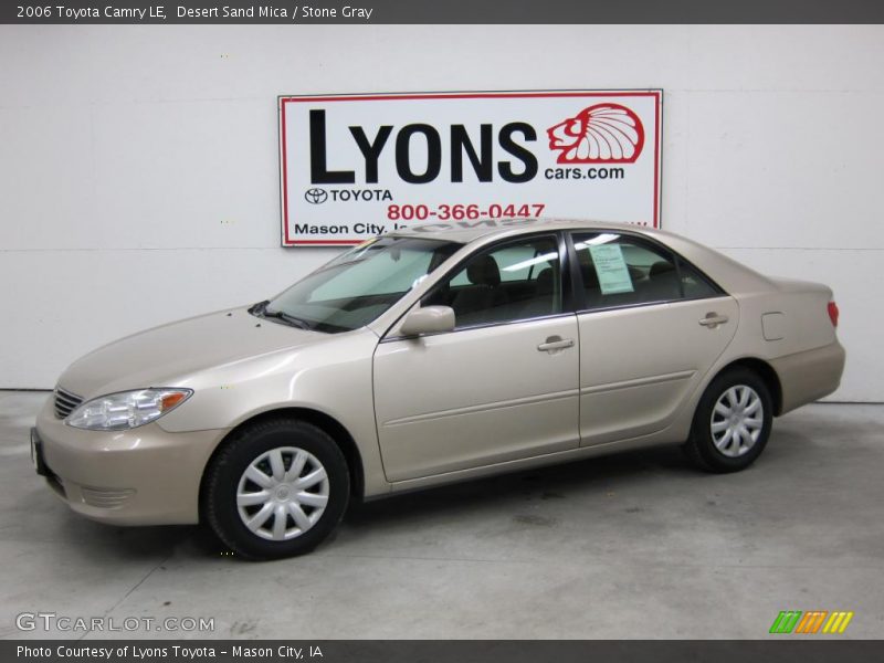 Desert Sand Mica / Stone Gray 2006 Toyota Camry LE