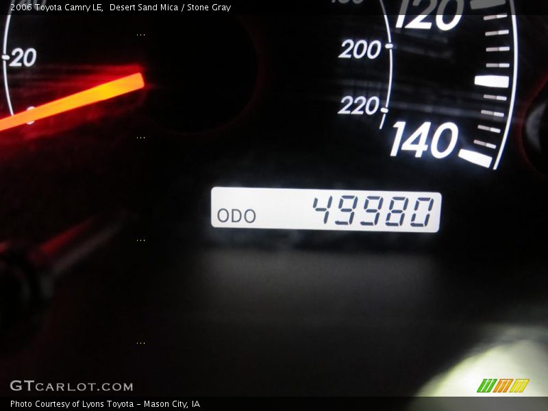 Desert Sand Mica / Stone Gray 2006 Toyota Camry LE