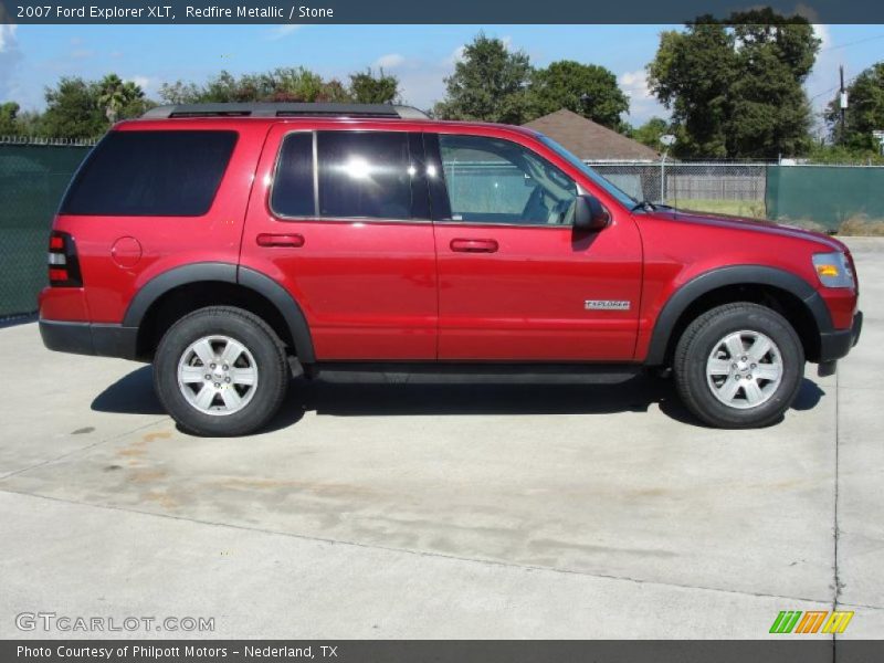 Redfire Metallic / Stone 2007 Ford Explorer XLT