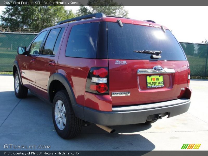 Redfire Metallic / Stone 2007 Ford Explorer XLT
