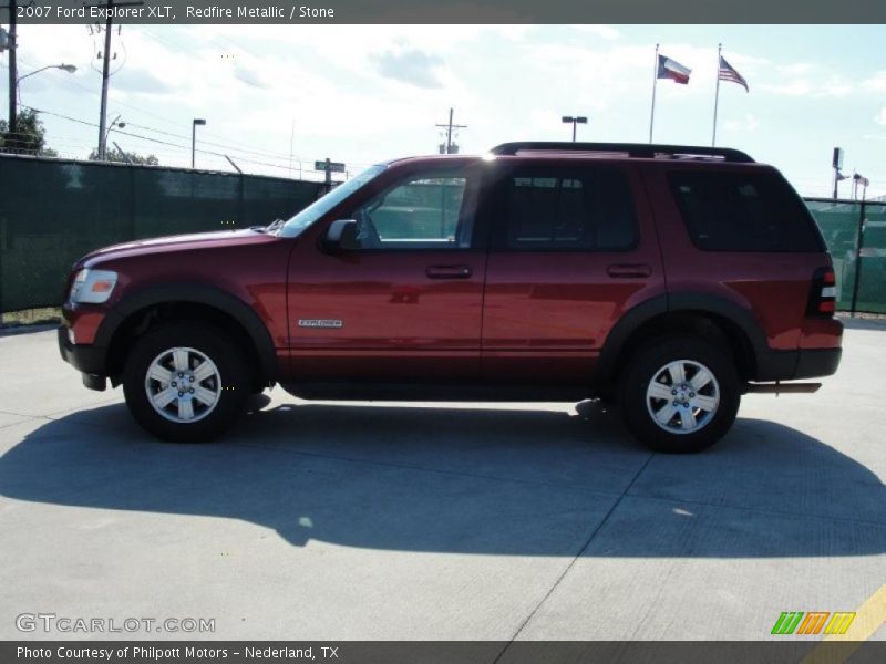 Redfire Metallic / Stone 2007 Ford Explorer XLT