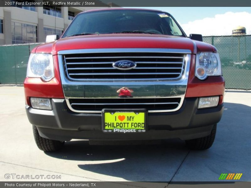 Redfire Metallic / Stone 2007 Ford Explorer XLT