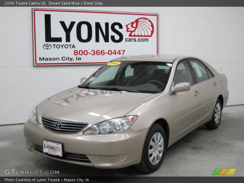 Desert Sand Mica / Stone Gray 2006 Toyota Camry LE