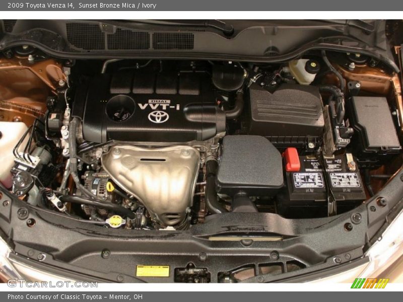  2009 Venza I4 Engine - 2.7 Liter DOHC 16-Valve Dual VVT-i 4 Cylinder