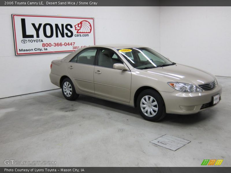 Desert Sand Mica / Stone Gray 2006 Toyota Camry LE