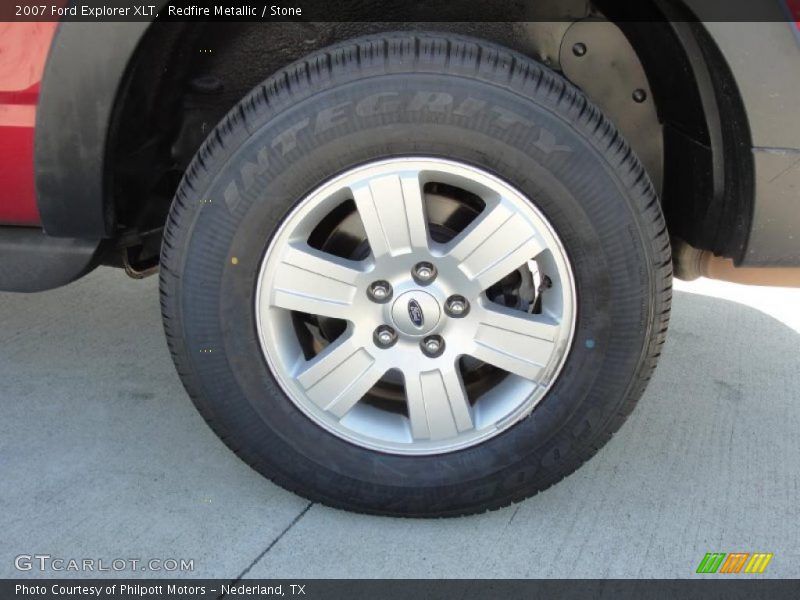 Redfire Metallic / Stone 2007 Ford Explorer XLT