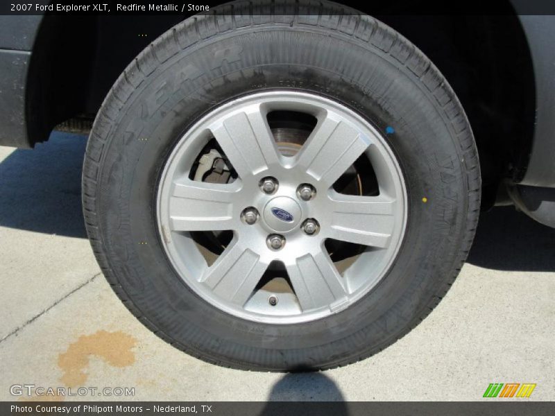 Redfire Metallic / Stone 2007 Ford Explorer XLT