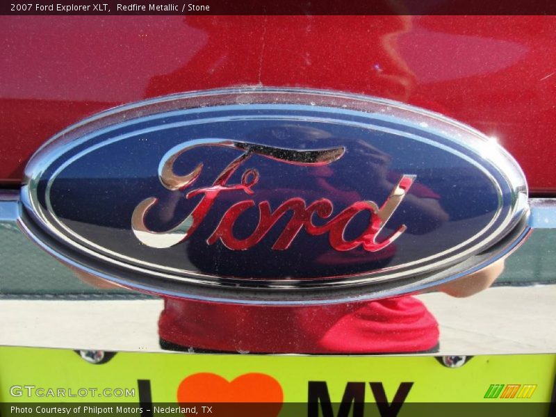 Redfire Metallic / Stone 2007 Ford Explorer XLT