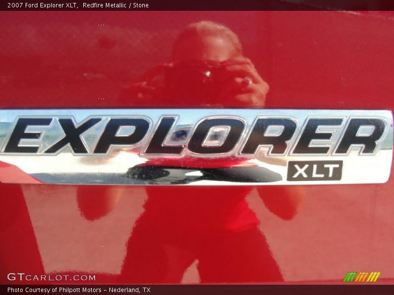 Redfire Metallic / Stone 2007 Ford Explorer XLT