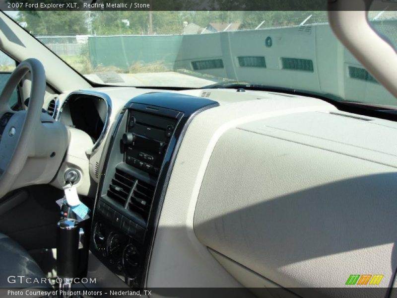 Redfire Metallic / Stone 2007 Ford Explorer XLT