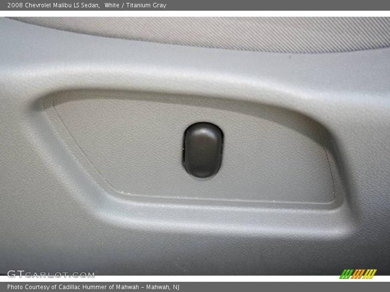 White / Titanium Gray 2008 Chevrolet Malibu LS Sedan