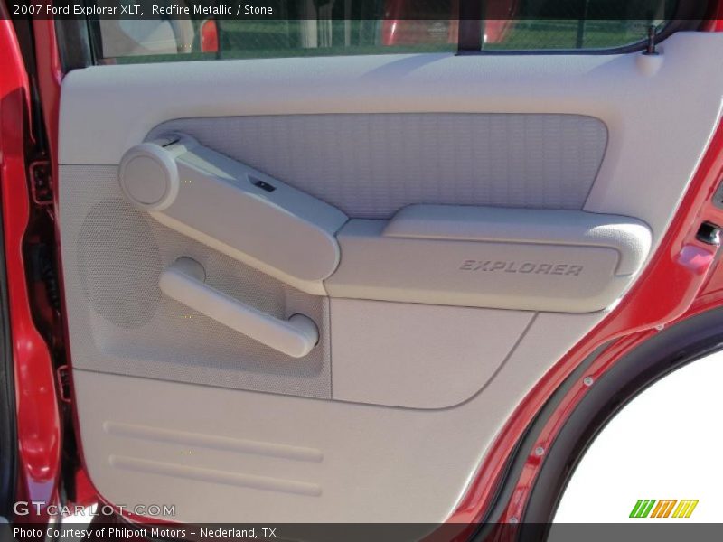 Redfire Metallic / Stone 2007 Ford Explorer XLT