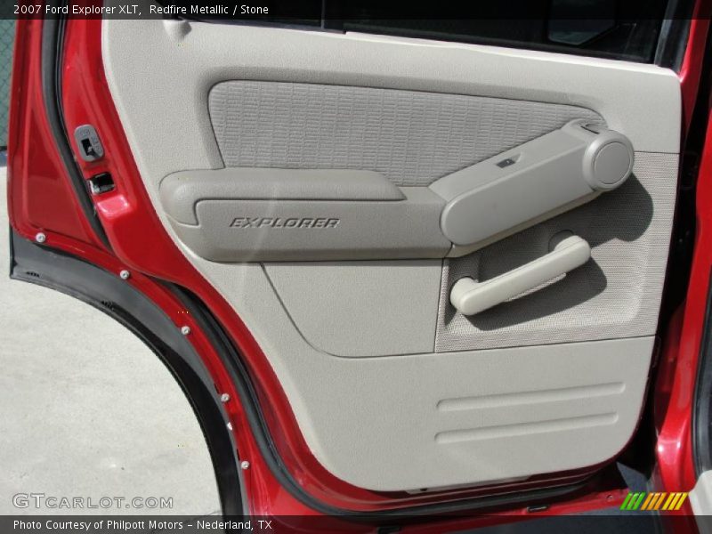 Redfire Metallic / Stone 2007 Ford Explorer XLT