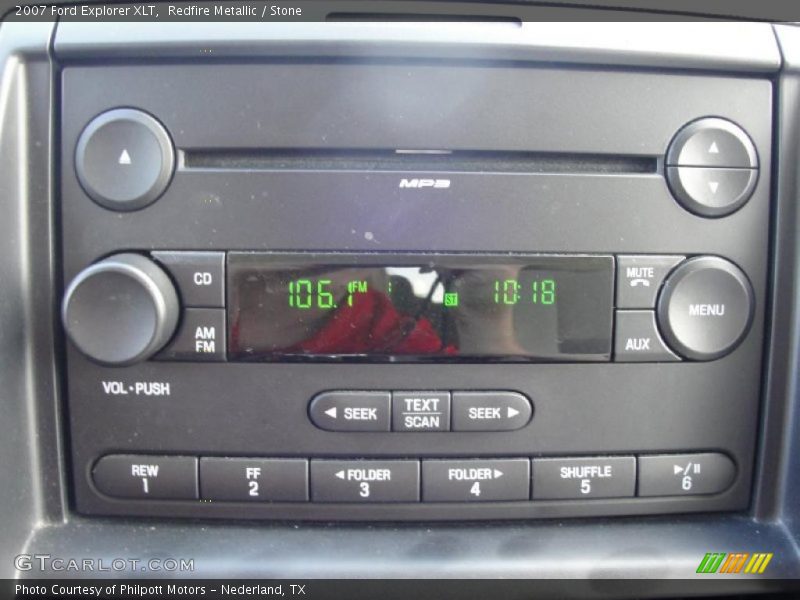 Redfire Metallic / Stone 2007 Ford Explorer XLT